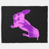 Wertvoller Pink Fleecedecke (Vorderseite (Horizontal))