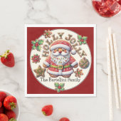 Wertvoller Santa Santa Santa Santa Santa Serviette (Beispiel)