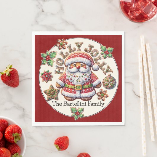 Wertvoller Santa Santa Santa Santa Santa Serviette (Beispiel)