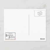 Wertvoller Schmetterling Postkarte (Rückseite)