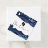 Wertvoller Stein aus Navy und Silver Agate Geschenkanhänger (Beispiel)