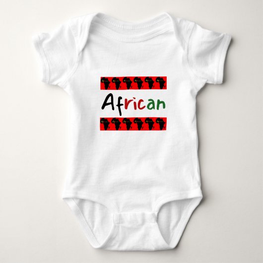 Wertvolles Afrika Baby Strampler (Vorderseite)