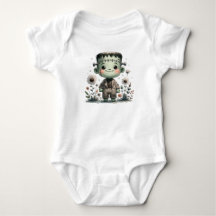 Wertvolles Baby Frankenstein mit Wildblumen | Nied