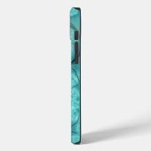 Wertvolles Blau Case-Mate iPhone Hülle (Rückseite / Links)