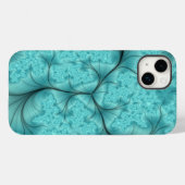 Wertvolles Blau Case-Mate iPhone Hülle (Rückseite (Horizontal))