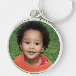 Wertvolles Foto Gedächtnis Muttertag Silber Runde  Schlüsselanhänger