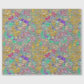 Wertvolles Gemstone-Mosaik - Hübsch und farbenfroh Geschenkpapier (Flach)