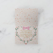 Wertvolles Geschenk der Liebe - Romantischer Valen Karte (Innenseite)