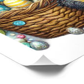 Wertvolles Gnome Osterthema Poster (Ecke)