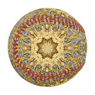 Wertvolles Gold Silver Vintag Kaleidoskop Baseball