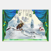 WERTVOLLES HOLIDAY Packpapier mit 3 Blatt Set (Vorderseite 3)