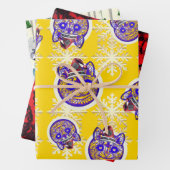 WERTVOLLES HOLIDAY Packpapier mit 3 Blatt Set (Beispiel)