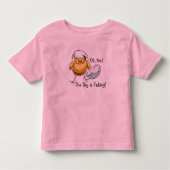 Wertvolles Huhn wenig der Himmel ist fallender Kleinkind T-shirt (Vorderseite)