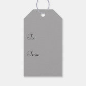 Wertvolles Kitten ein Geschenk für Ihren benutzerd Geschenkanhänger (Rückseite)