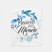 Wertvolles kleines Wunder Fleecedecke (Vorderseite)