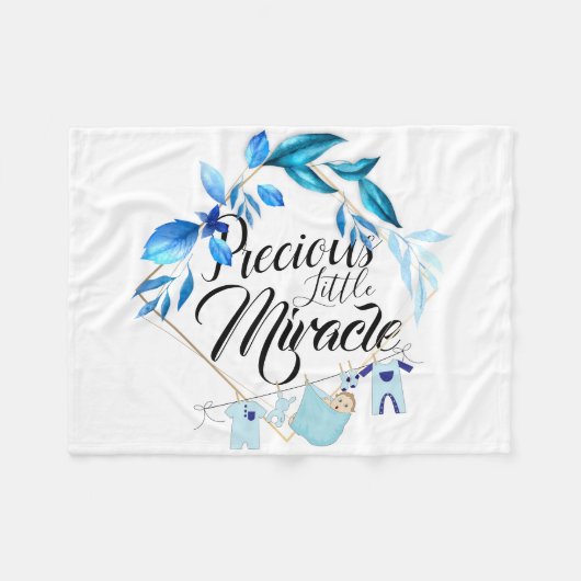 Wertvolles kleines Wunder Fleecedecke (Vorderseite (Horizontal))