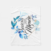 Wertvolles kleines Wunder Fleecedecke (Vorderseite)