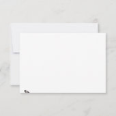 Wertvolles Pfaus bei Lila, Aquamariner, grüner Rea RSVP Karte (Rückseite)