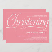 Wertvolles Skript - Einladung - Rosa (Vorne/Hinten)