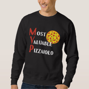 Wertvollster Pizzaiolo für einen Pizzeria-Pizzamac Sweatshirt