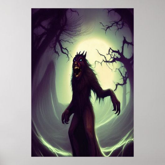 Werwolf | AI Art Poster (Vorne)