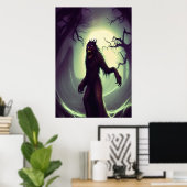 Werwolf | AI Art Poster (Heimbüro)