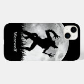 Werwolf am Vollmond Cool und einzigartig Case-Mate iPhone Hülle (Rückseite (Horizontal))