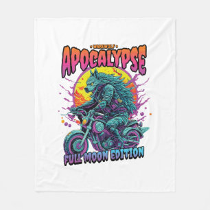 Werwolf-Apokalypse Fleecedecke
