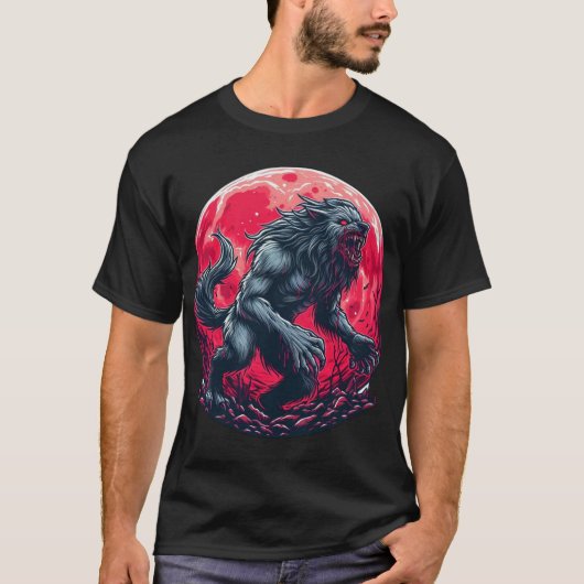 Werwolf art T-Shirt (Vorderseite)