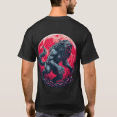 Werwolf art T-Shirt (Rückseite)