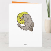 Werwolf auf Vollmond Karte (Rückseite)
