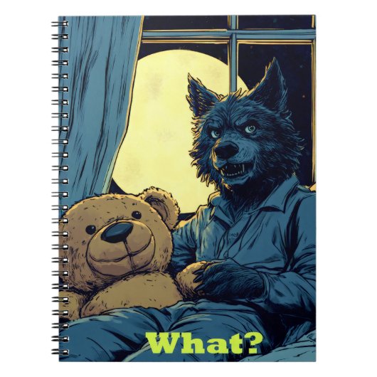 Werwolf Baby! Notizblock (Vorderseite)