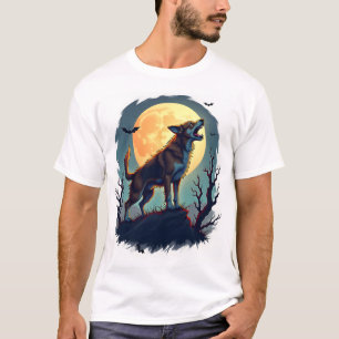 Werwolf-Beagle-Heulen T-Shirt