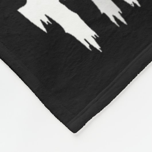 Werwolf_ Da, Wolf. Lustig Abby Normal Retro Com Fleecedecke (Ecke)