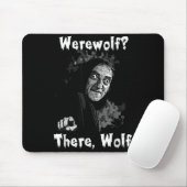 Werwolf_ Da, Wolf. Lustig Abby Normal Retro Com Mousepad (Mit Mouse)