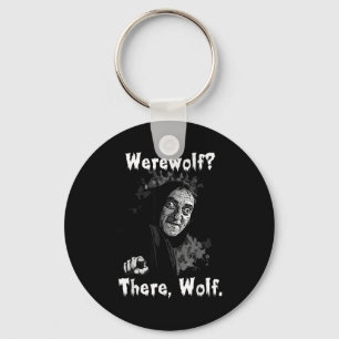 Werwolf_ Da, Wolf. Lustig Abby Normal Retro Com Schlüsselanhänger