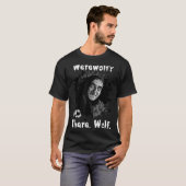 Werwolf_ Da, Wolf. Lustiger Abby Normal Retro Com T-Shirt (Vorne ganz)