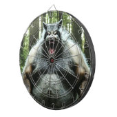 Werwolf, der das gesamte Dorfbrett aß Dartscheibe (Vorderseite rechts)