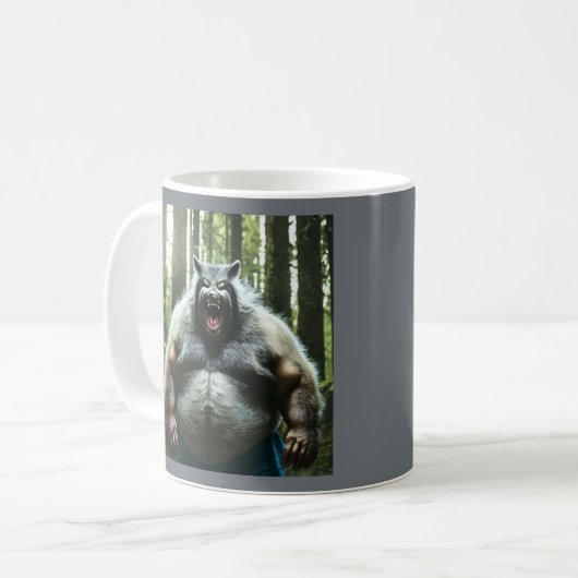 Werwolf, der die gesamte Village-Tasse aß Kaffeetasse (Vorderseite Links)