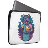Werwolf-Eiscreme-Stand Laptopschutzhülle (Vorne Rechts)