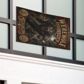 Werwolf-Freakshow-Seitenshow-Banner Banner (Äußeres Gebäude)