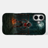 Werwolf-Fußballspieler-Halloween-Horror-Kunst Case-Mate iPhone Hülle (Rückseite (Horizontal))