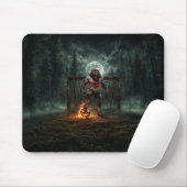 Werwolf-Fußballspieler-Halloween-Horror-Kunst Mousepad (Mit Mouse)
