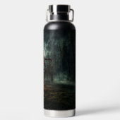 Werwolf-Fußballspieler-Halloween-Horror-Kunst Trinkflasche (Rückseite)