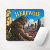 Werwolf, Gothic Fantasy Monster Mousepad (Mit Mouse)