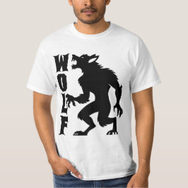 Werwolf-Grafik-T-Shirt T-Shirt