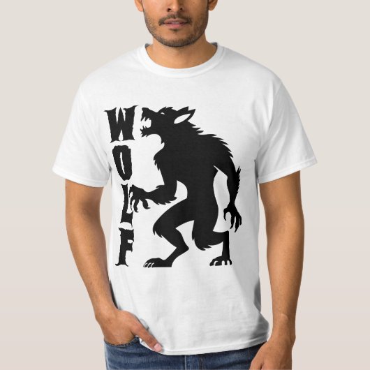 Werwolf-Grafik-T-Shirt T-Shirt (Vorderseite)