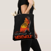 Werwolf Halloween Tasche (Von Nahem)