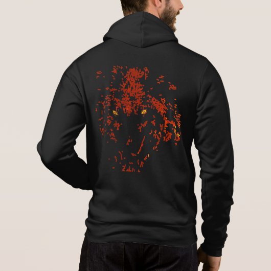 Werwolf Hoodie (Rückseite)