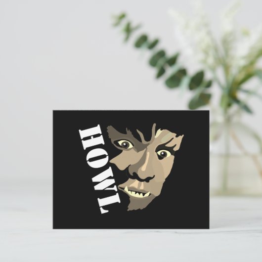 Werwolf, Howl Postkarte (Stehend Vorderseite)